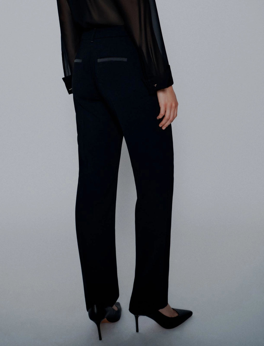 Pantalone Nero MARELLA art.365 TELICA 001 Donna 