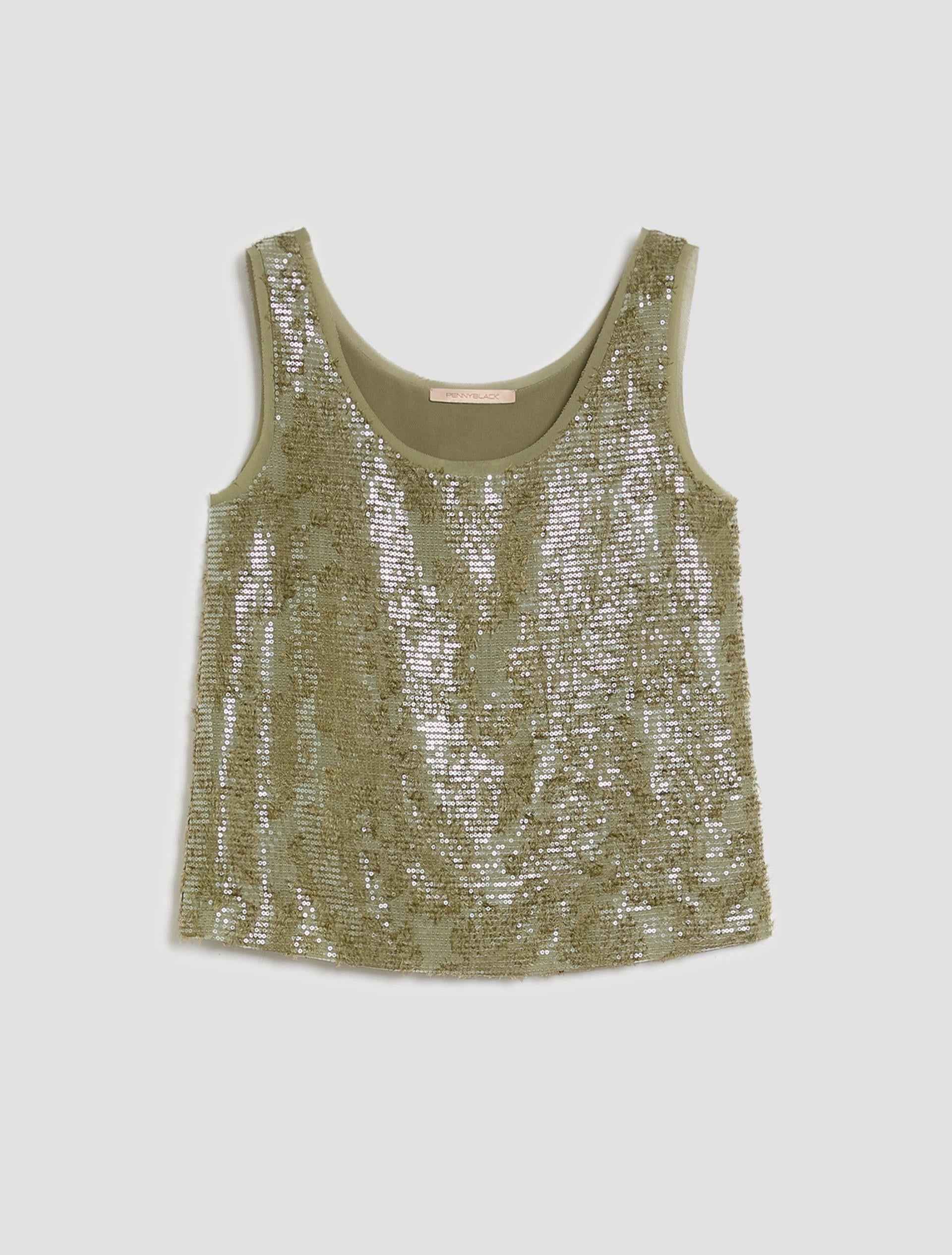 Maglia Donna Verde Viscosa  PENNY BLACK - Modalternativa