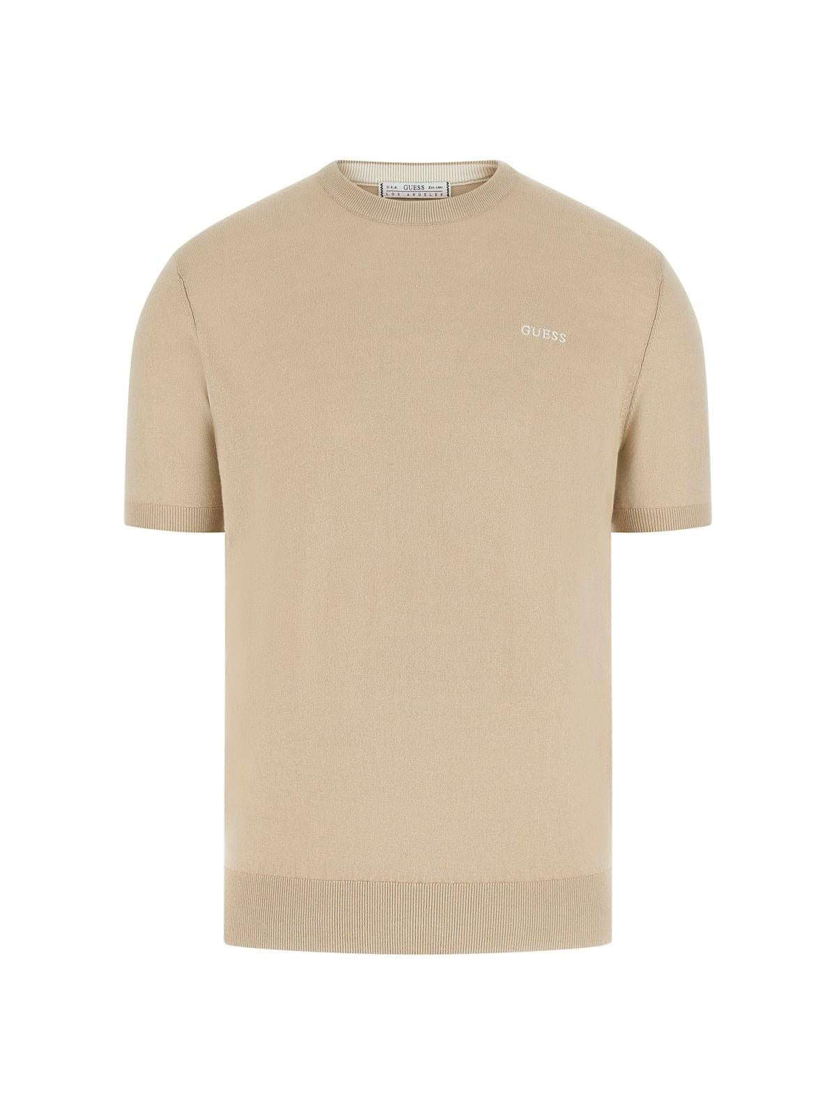 T-shirt Beige GUESS M6GR03/Z0556 G1GA Uomo 
