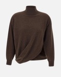 Maglia Donna Marrone Filato di maglia Filo MARELLA - Modalternativa