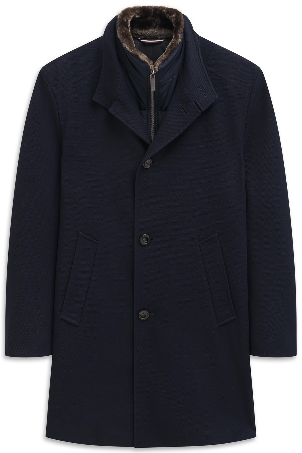 Cappotto Blu BUGATTI 84220 390 Uomo 