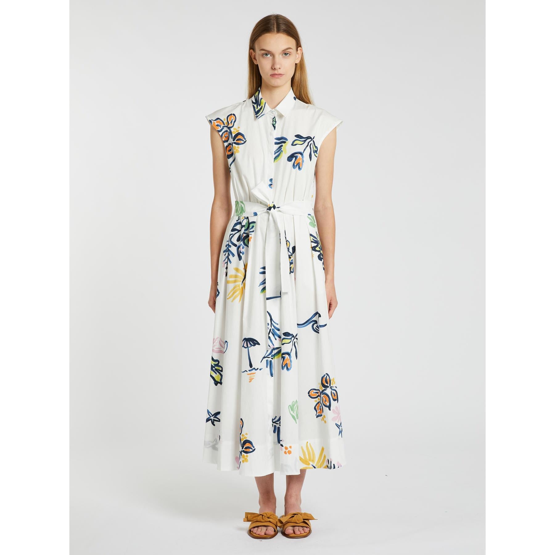 Abito Bianco/fantasia MARELLA PIER 001 Donna 