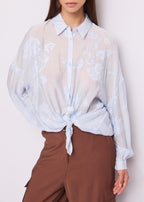 Camicia Celeste GAUDì 45017 2980 Donna 