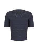 T-shirt Nero/blu GUESS W6GR16_Z0601_ G7P1 Donna 