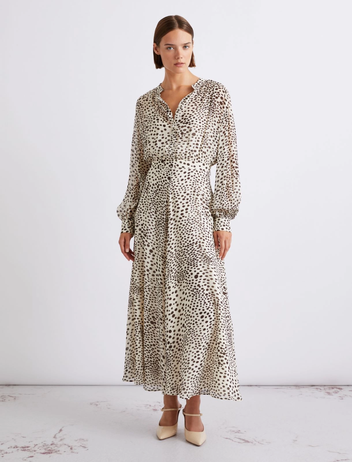 Abito Donna Beige  Maculato MARELLA - Modalternativa
