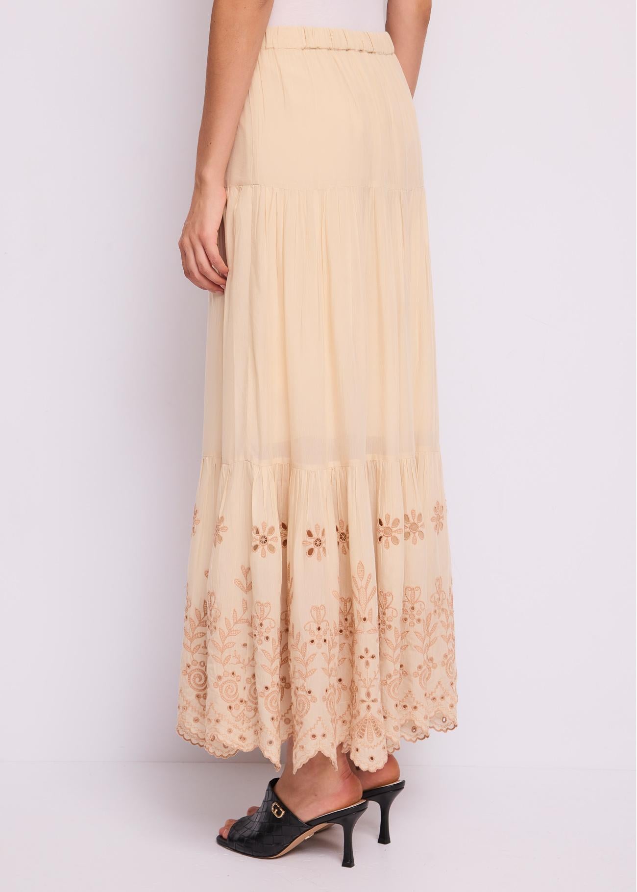 Gonna Beige GAUDì 75005 3301 Donna 