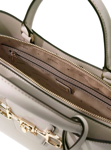 Borsa Donna Avorio Pelle A mano GUESS - Modalternativa