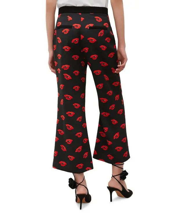 Pantalone gropper Nero e rosso MARELLA ROBERT 004 Donna 