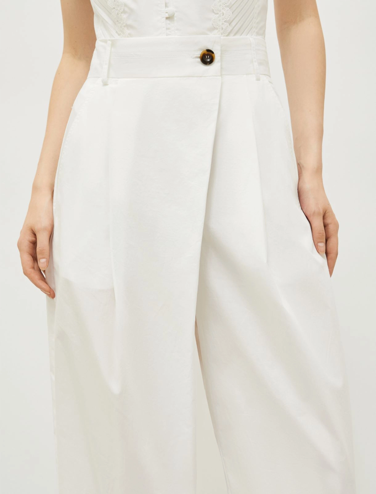 Pantalone Bianco MARELLA EDY 001 Donna 