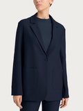 Giacca Donna Blu Jersey Monopetto RAGNO - Modalternativa