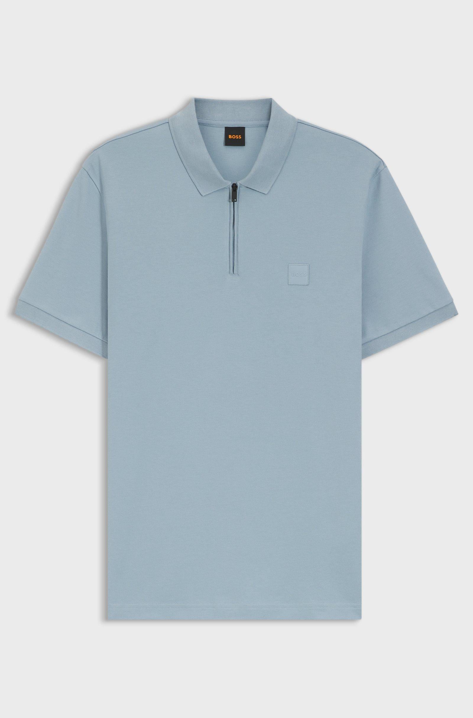 Polo Celeste Hugo Boss 50537507 458 Uomo 