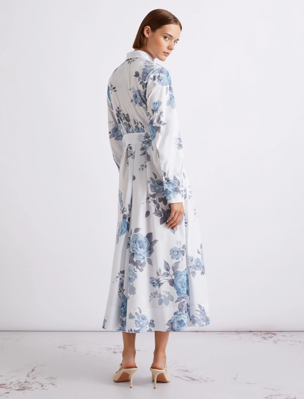 Abito Donna Celeste Jersy Fantasia MARELLA - Modalternativa