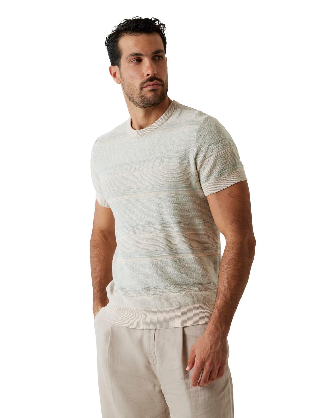 T-shirt Verde GUESS M6GR077Z0560 SM11 Uomo 