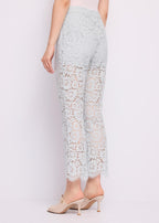 Pantalone Celeste polvere GAUDì 25009 3989 Donna 