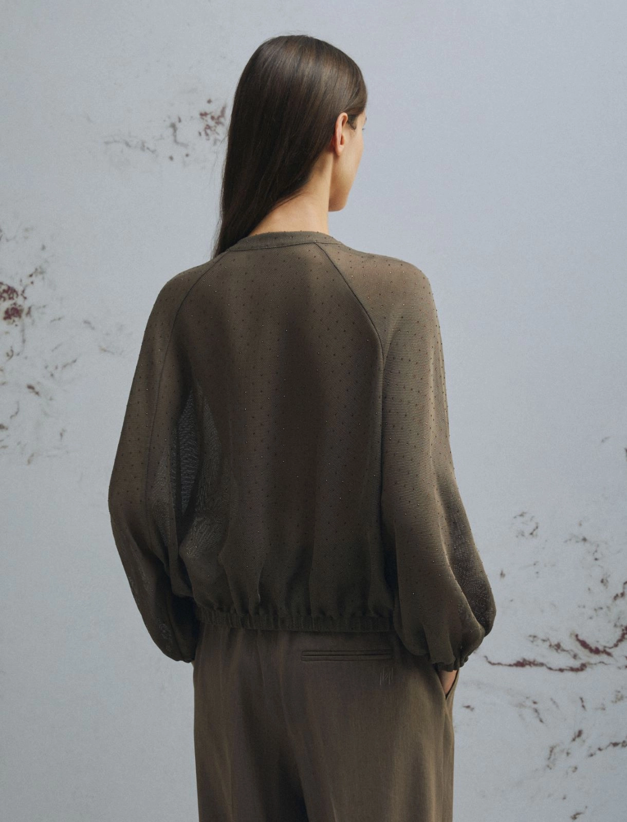 Felpa Verde oliva MARELLA CLARINO 001 Donna 