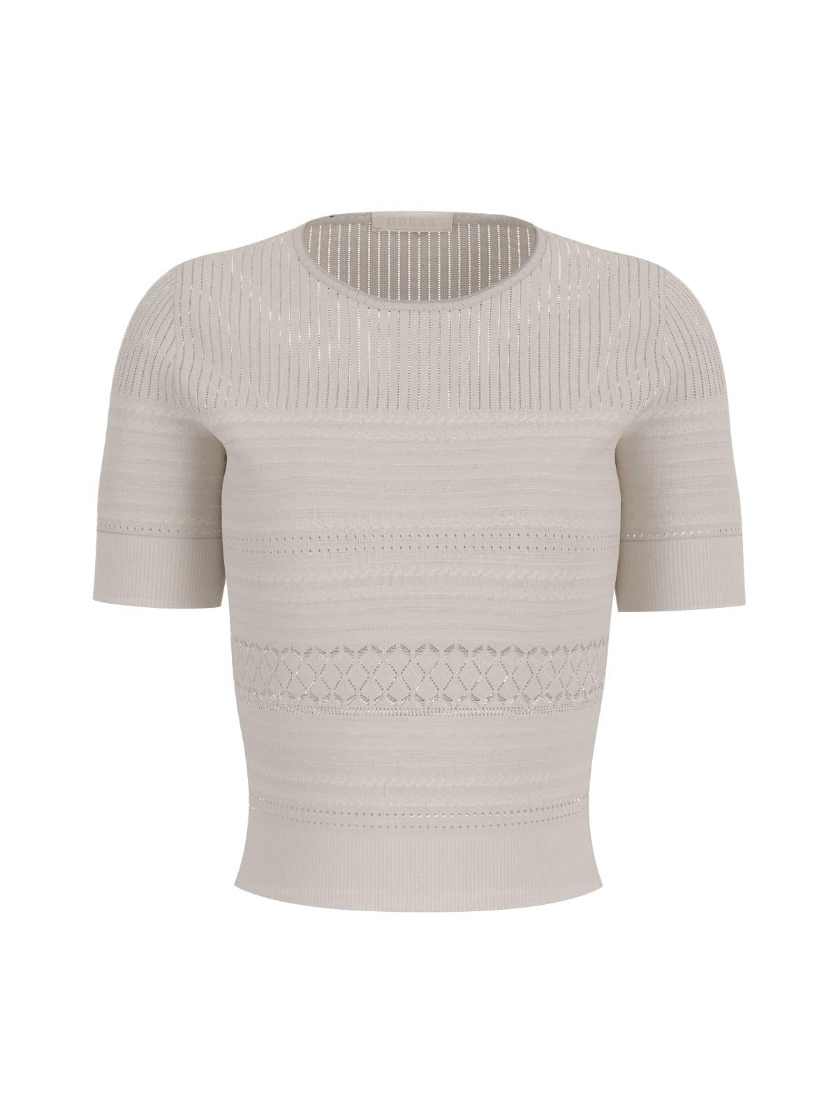 T-shirt Bianco GUESS W6GR16_Z0601_ G012 Donna 