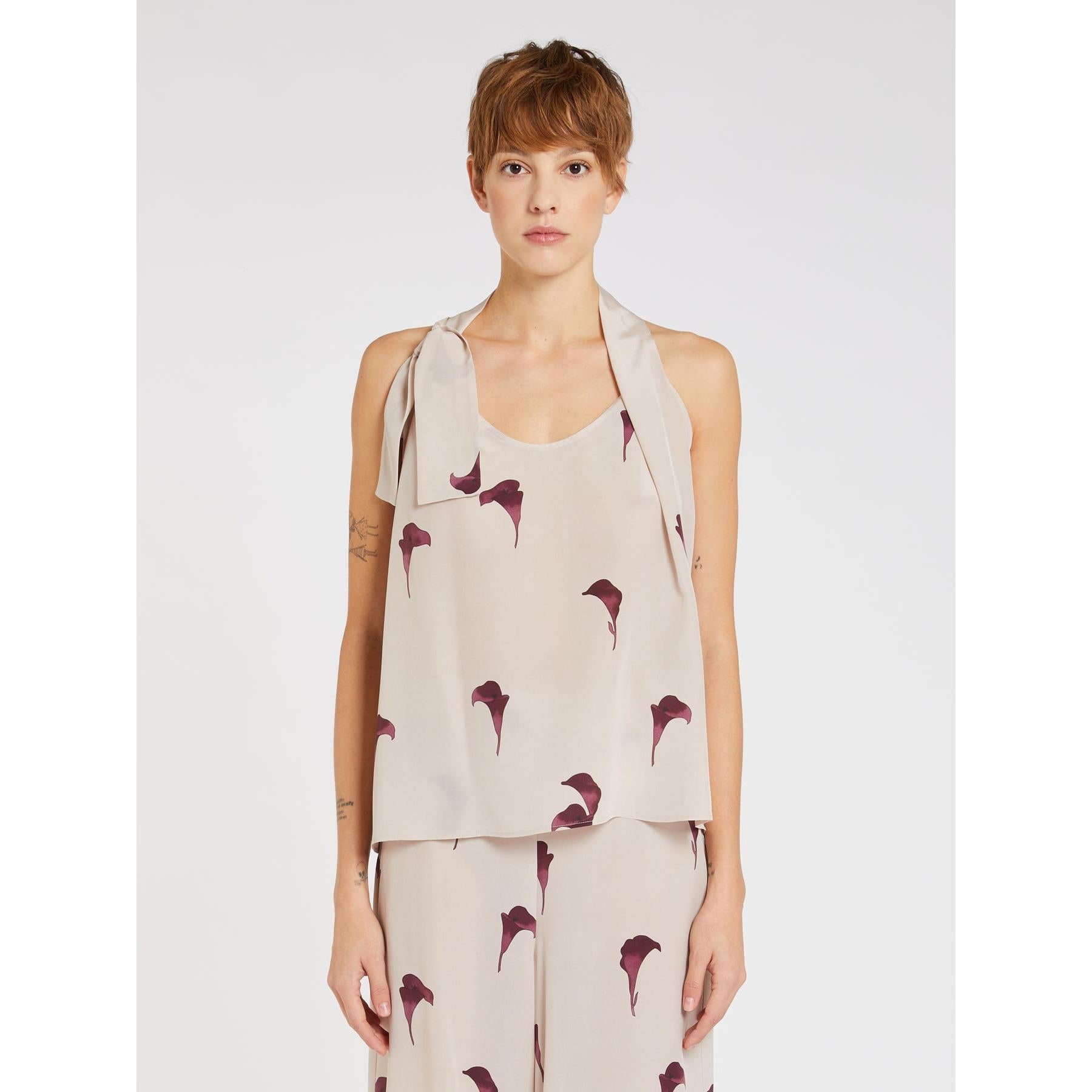 Top Bianco MARELLA FUCINO 002 Donna 