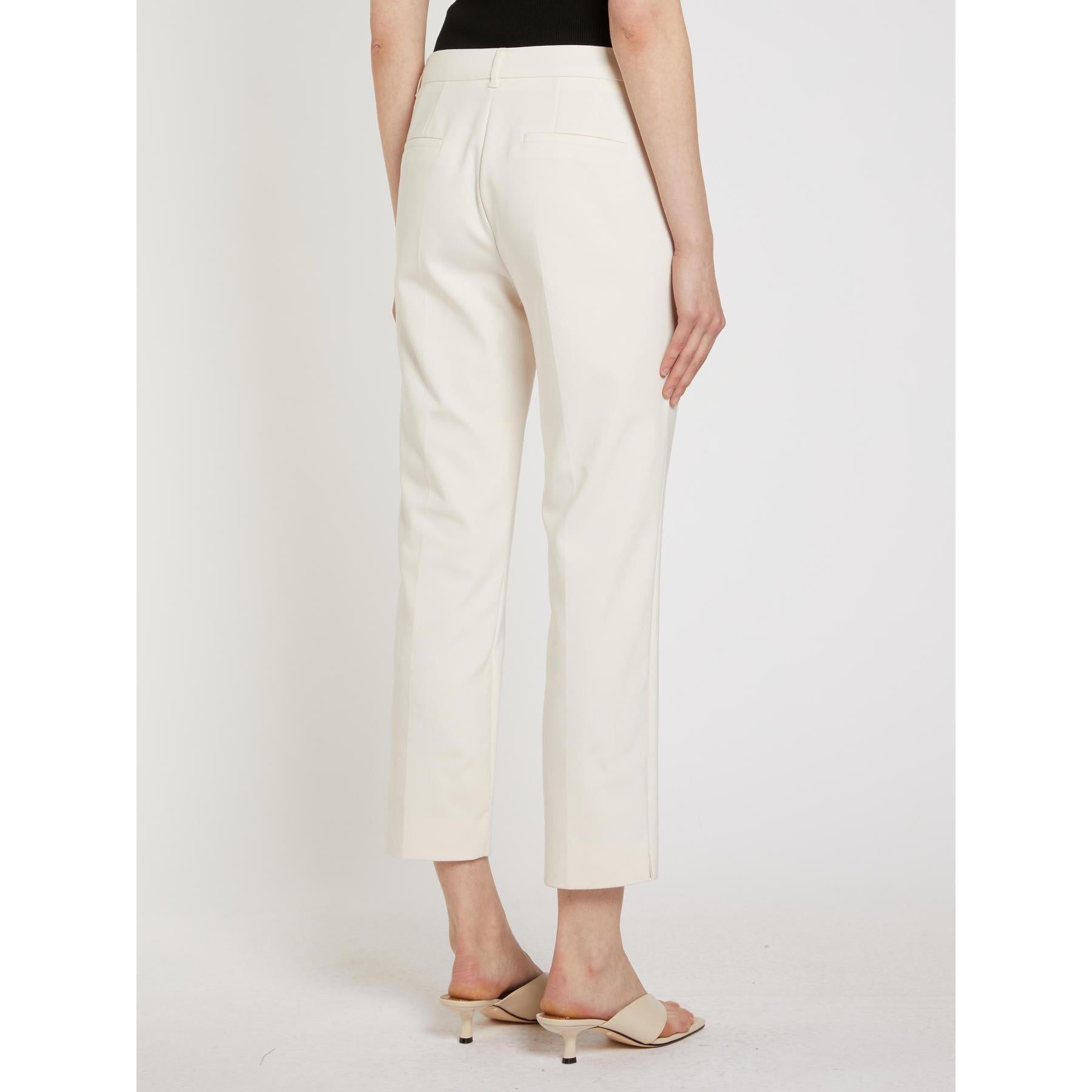 Pantalone Donna Avorio  Tinta unita MARELLA - Modalternativa