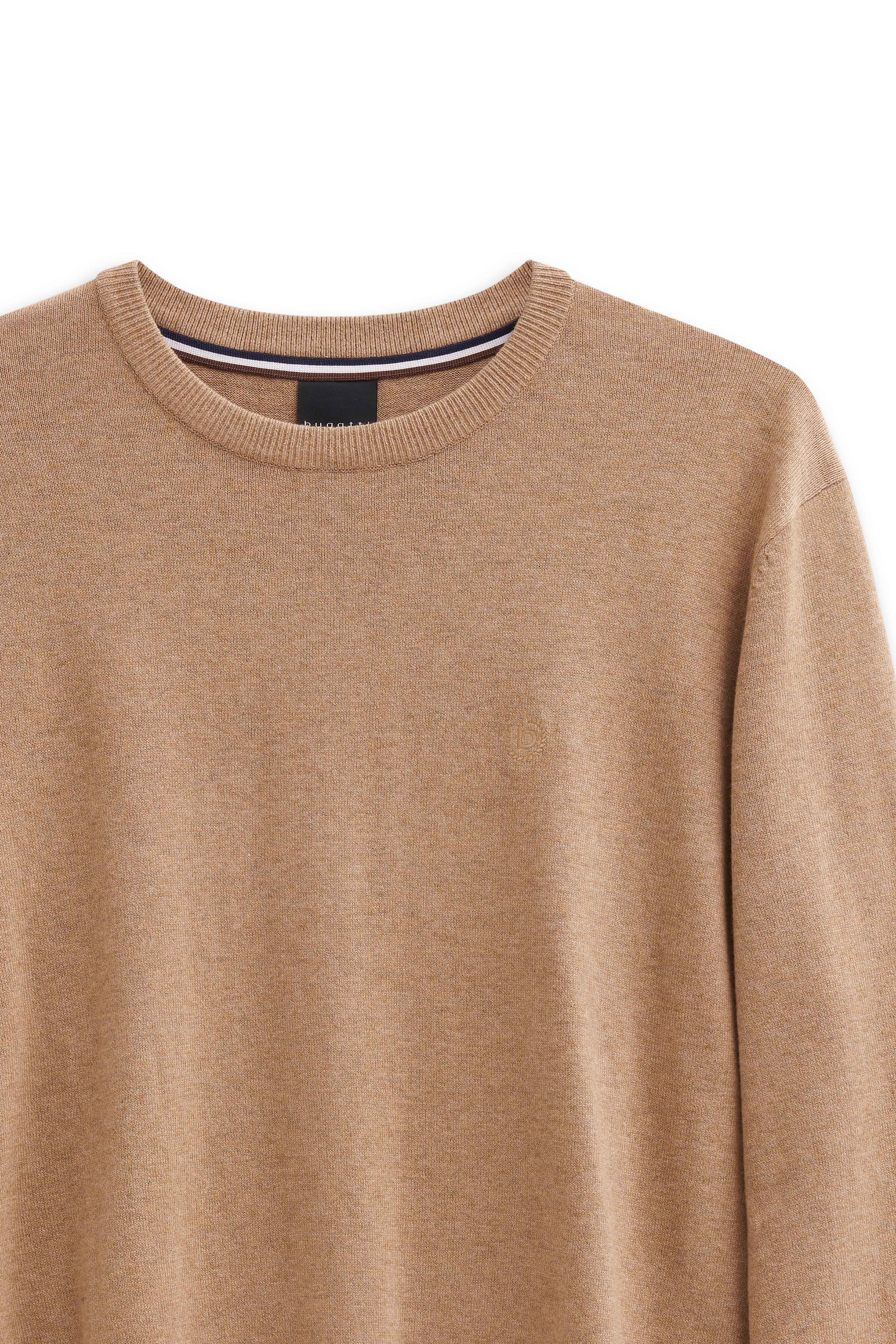 Maglia giro collo Uomo Beige Lana Liscio BUGATTI - Modalternativa