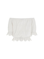 Top Bianco GUESS W6GP19_K2949_ G011 Donna 