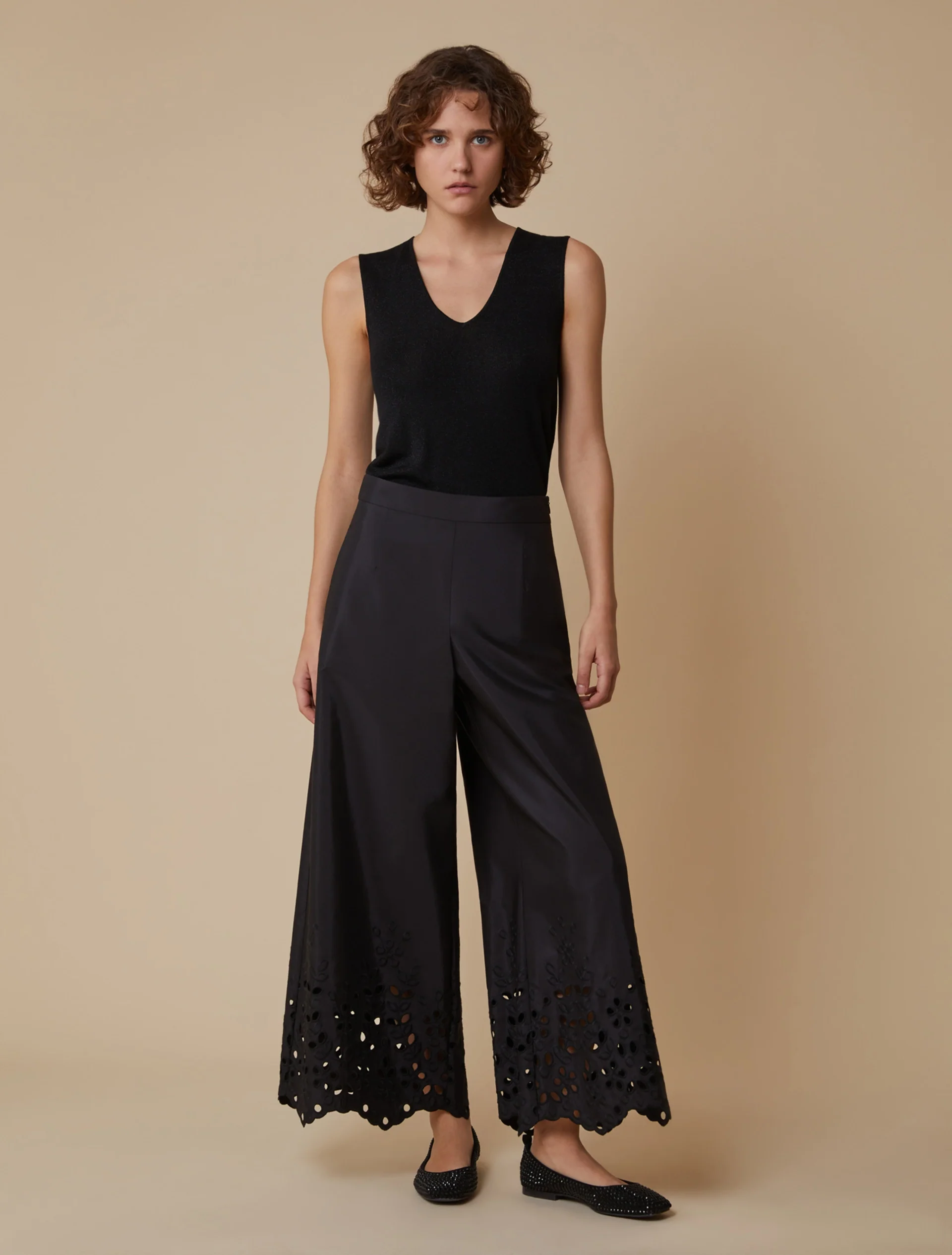 Pantalone Nero PENNY BLACK ATTORE 002 Donna 