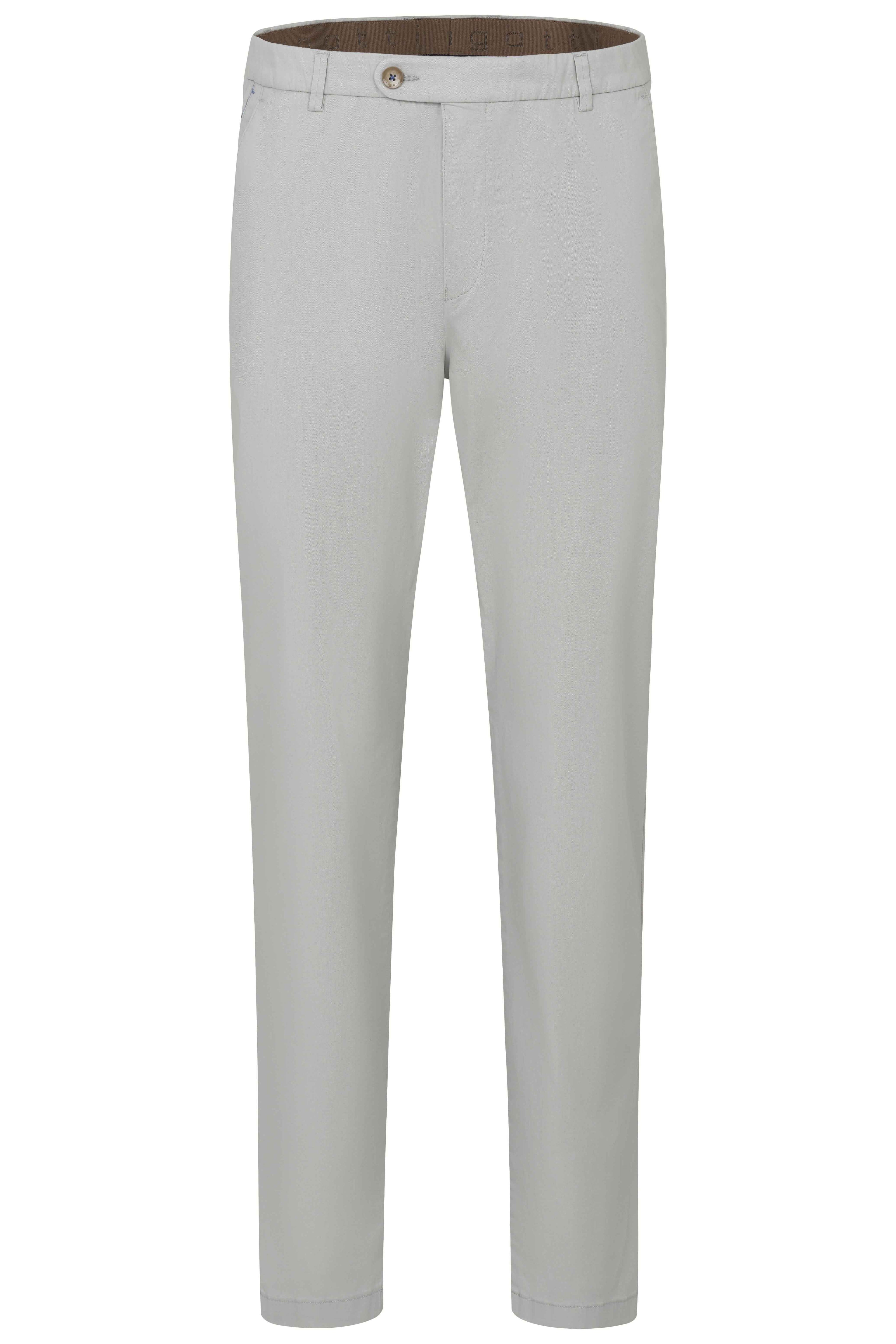 Pantalone Uomo Grigio Cotone Sigaretta BUGATTI - Modalternativa