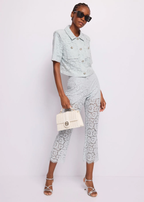 Pantalone Celeste polvere GAUDì 25009 3989 Donna 
