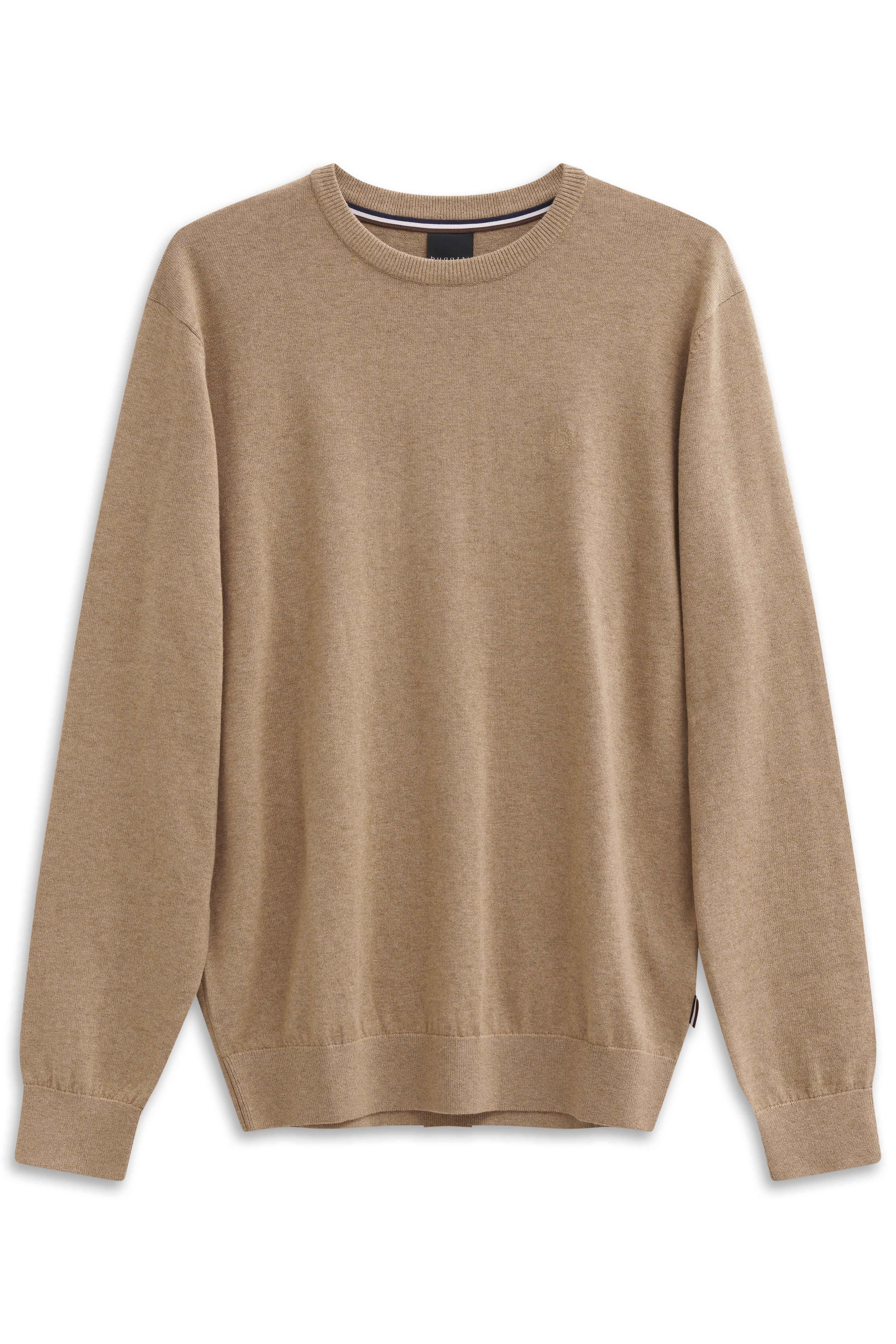 Maglia giro collo Uomo Beige Lana Liscio BUGATTI - Modalternativa