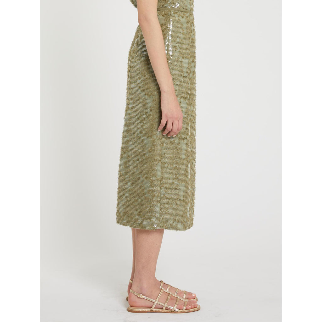 Gonna Verde oliva PENNY BLACK RAMO 002 Donna 