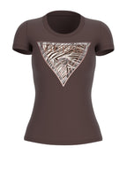 T-shirt Marrone GUESS W6GI19_K3042_ G1EB Donna 