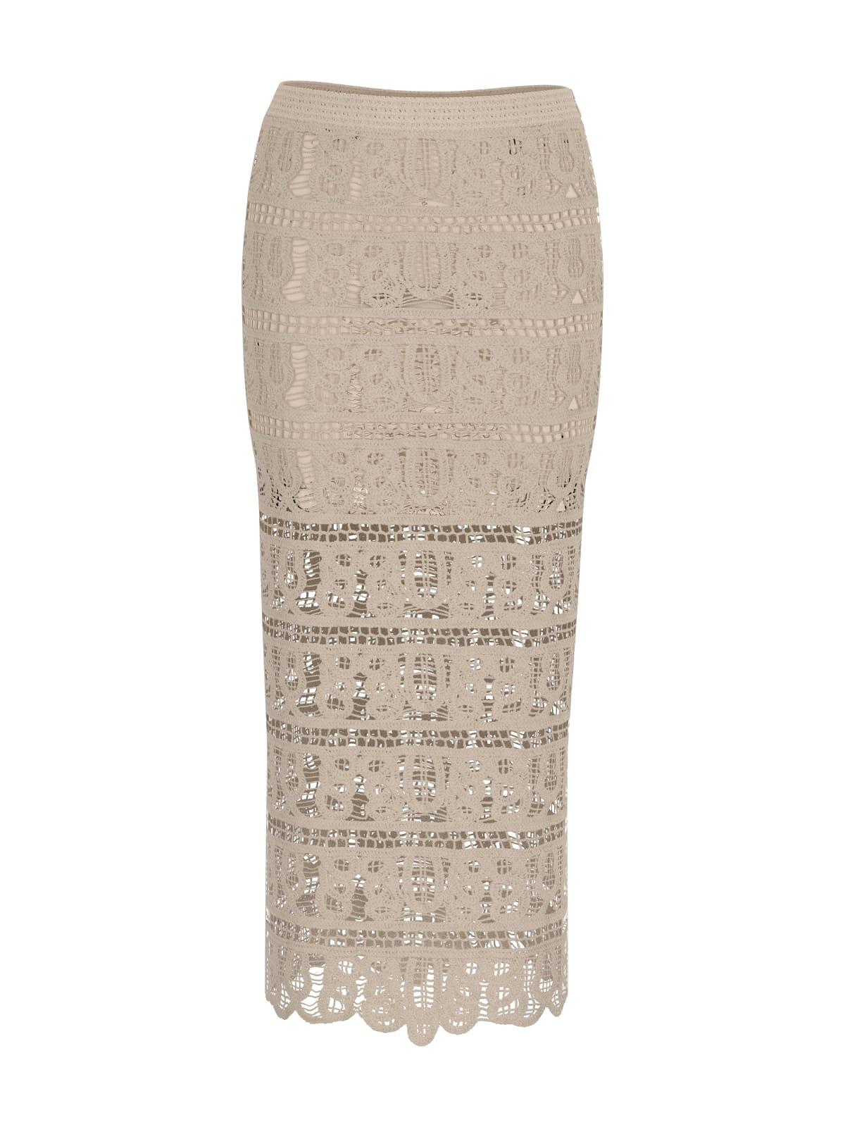 Gonna Beige GUESS W6GD19/Z0596 G1M5 Donna 