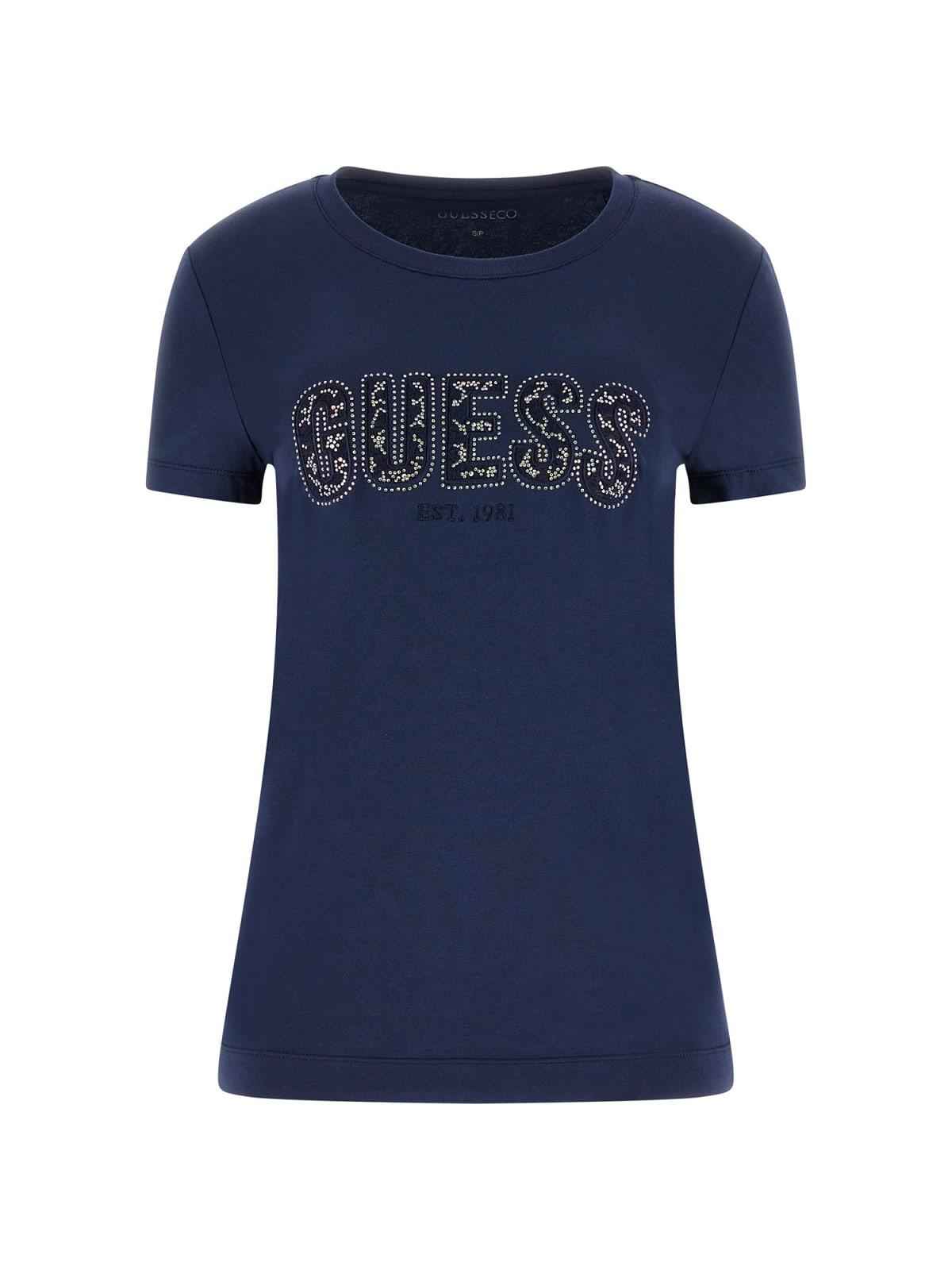 T-shirt Donna Blu   GUESS - Modalternativa