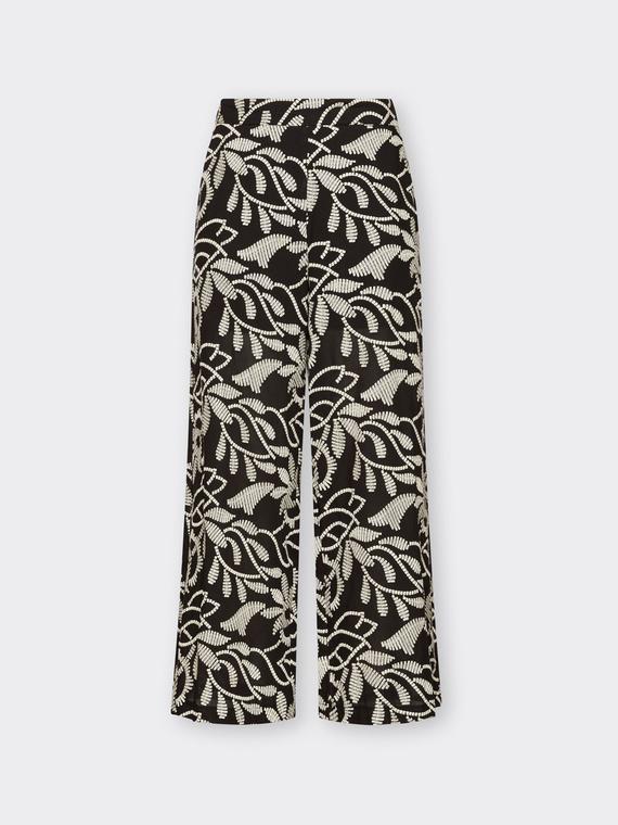 Pantalone Nero/bianco ELENA MIRO' P002P00488N00103 01 Donna 