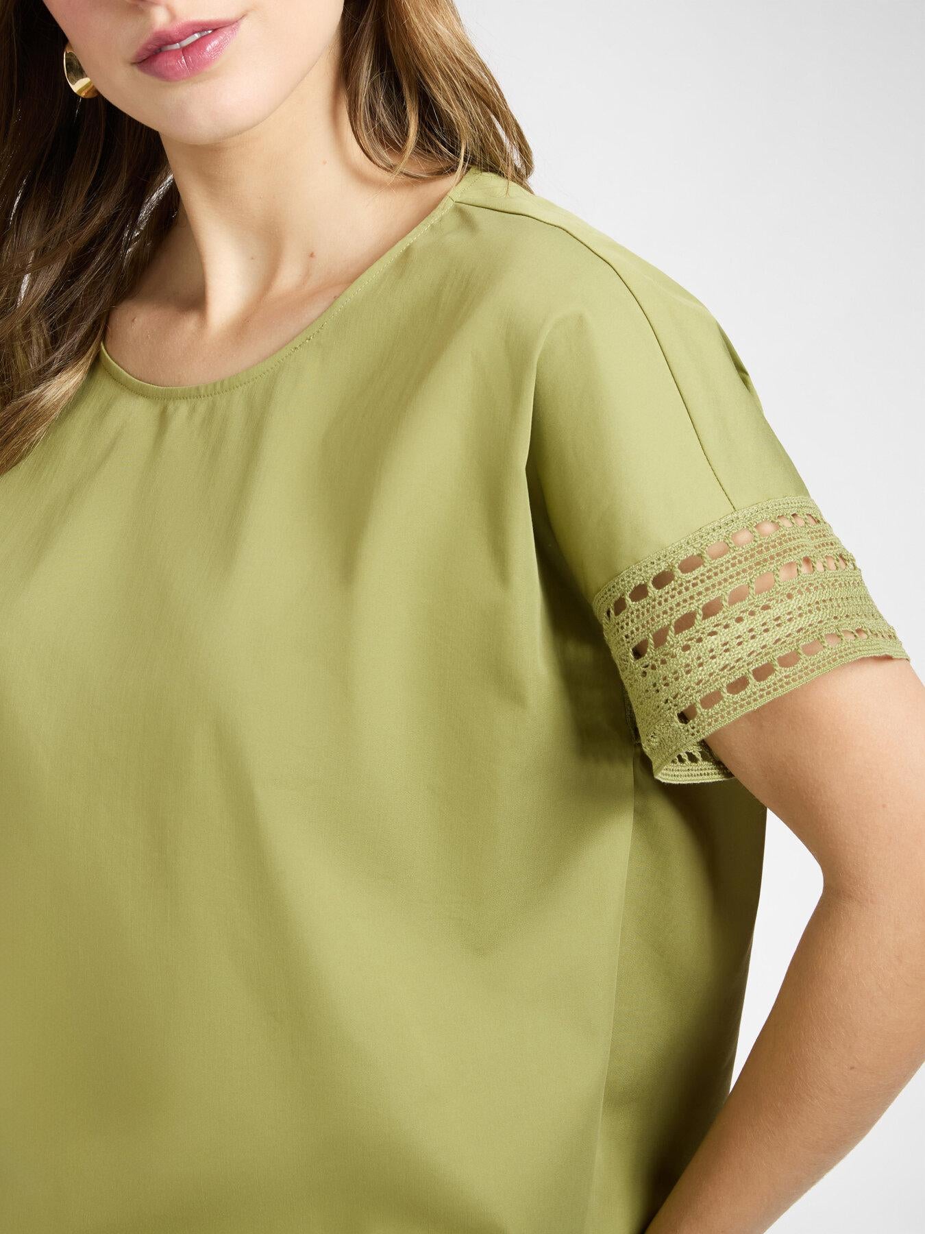 Blusa Verde ELENA MIRO 2163Z 0A5 Donna 