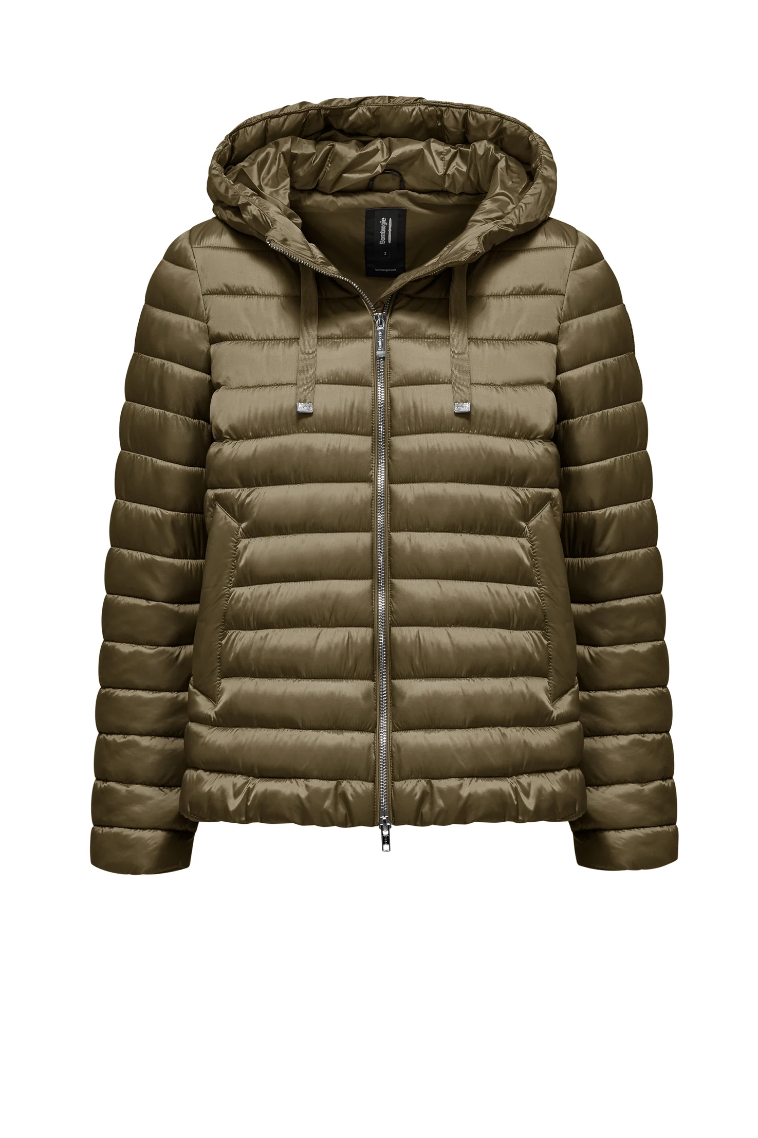 Piumino Donna Nocciola Nylon  BOMBOOGIE - Modalternativa