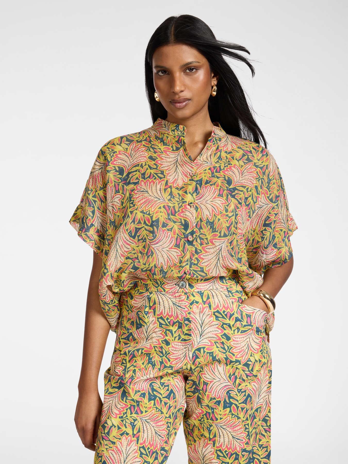 Camicia Multicolor ELENA MIRO 2009E 001 Donna 