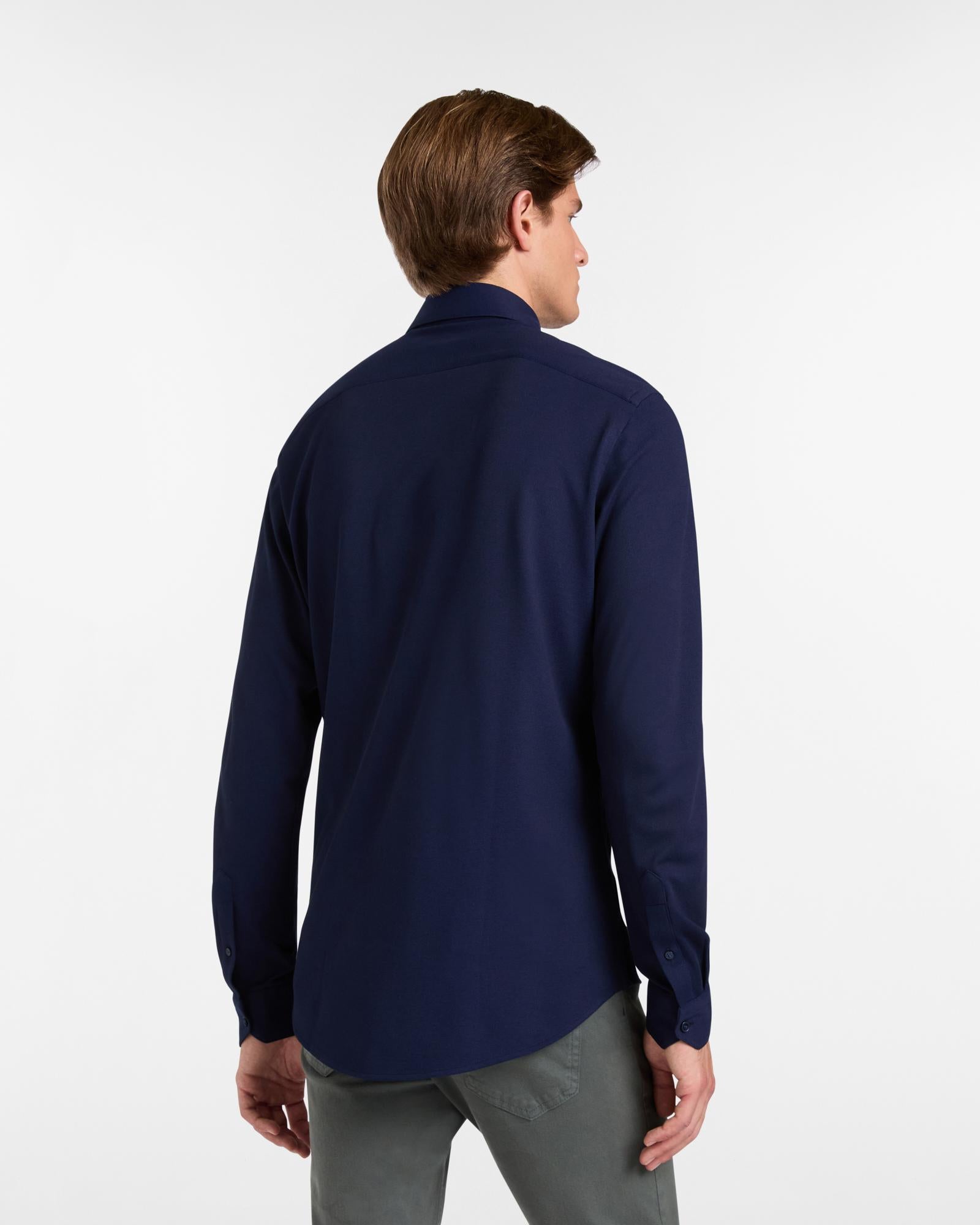Camicia Blu HARMONT&BLAINE CNP001I 836 Uomo 