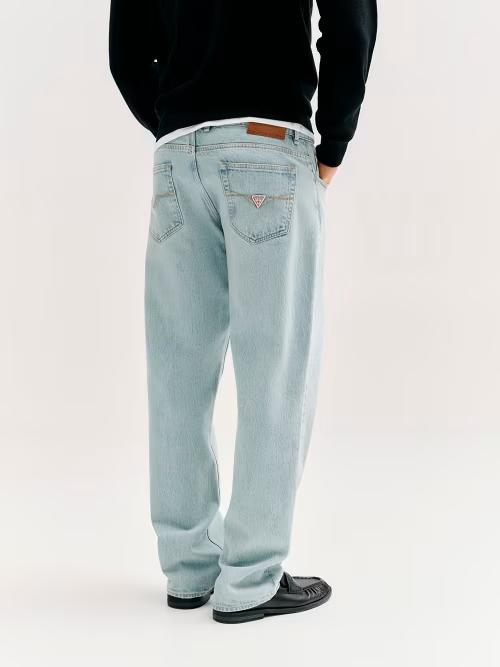 Jeans Celeste GUESS M6RA82D6772 R4ML Uomo 