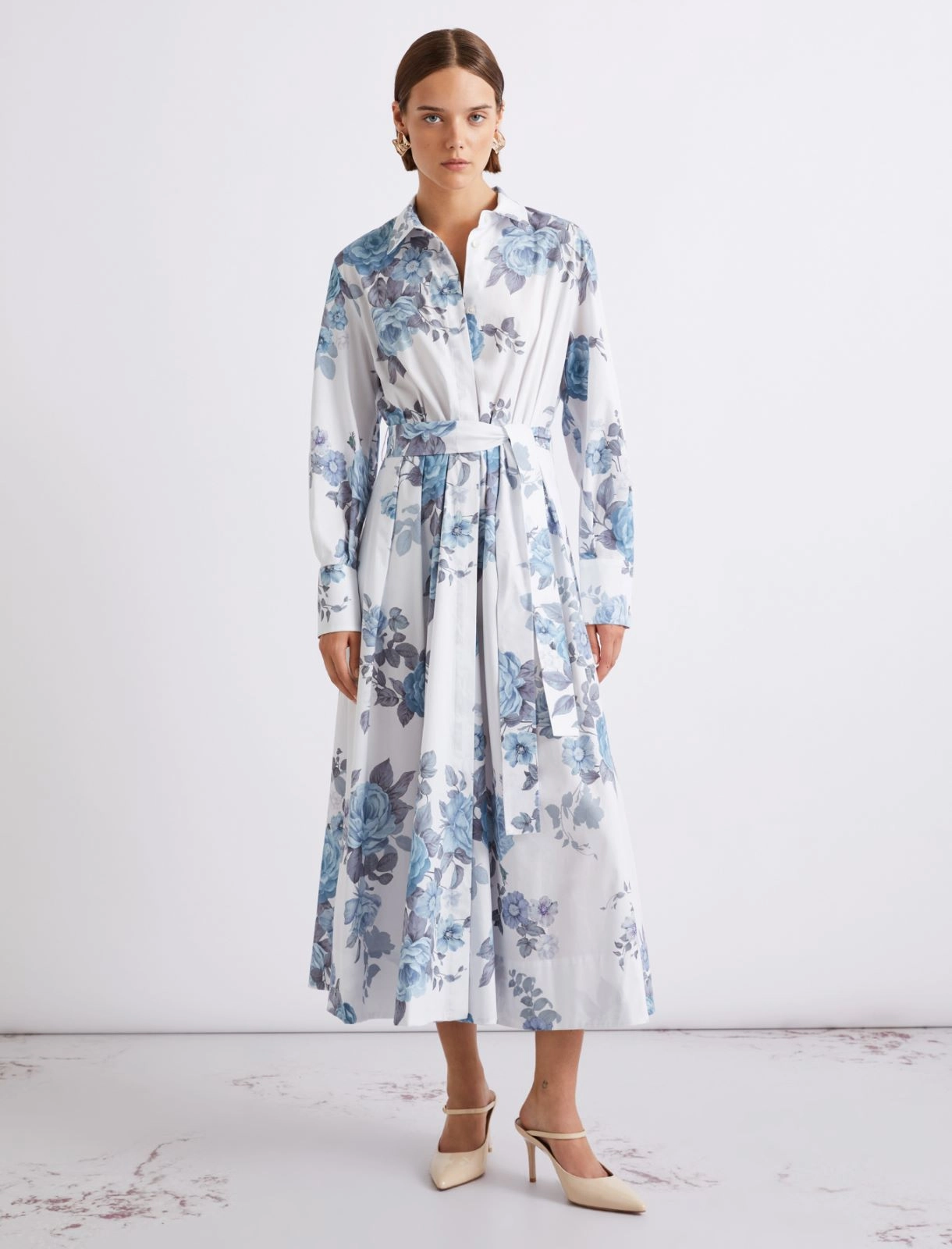 Abito Donna Celeste Jersy Fantasia MARELLA - Modalternativa
