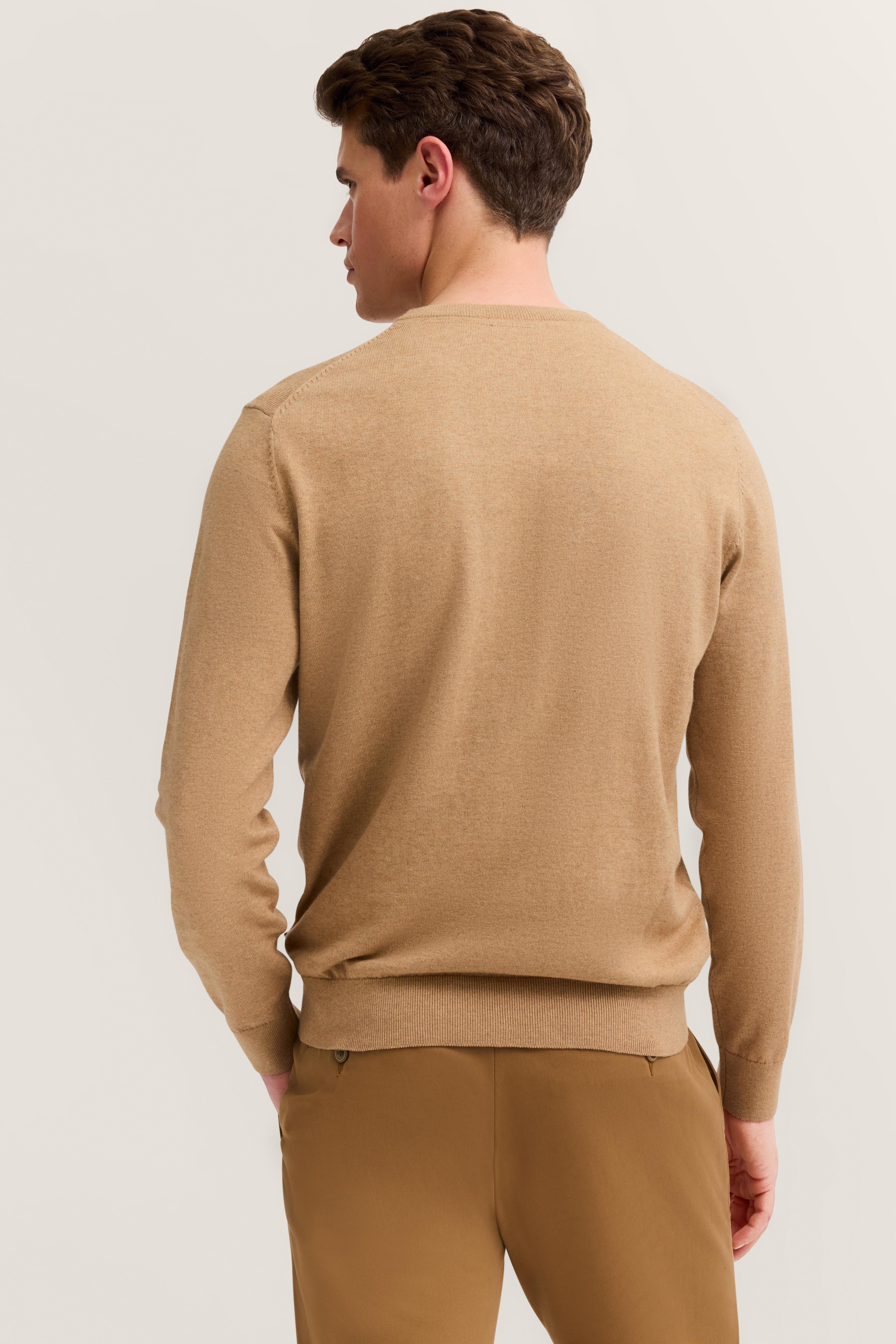 Maglia giro collo Beige BUGATTI 85520D7400 40 Uomo 