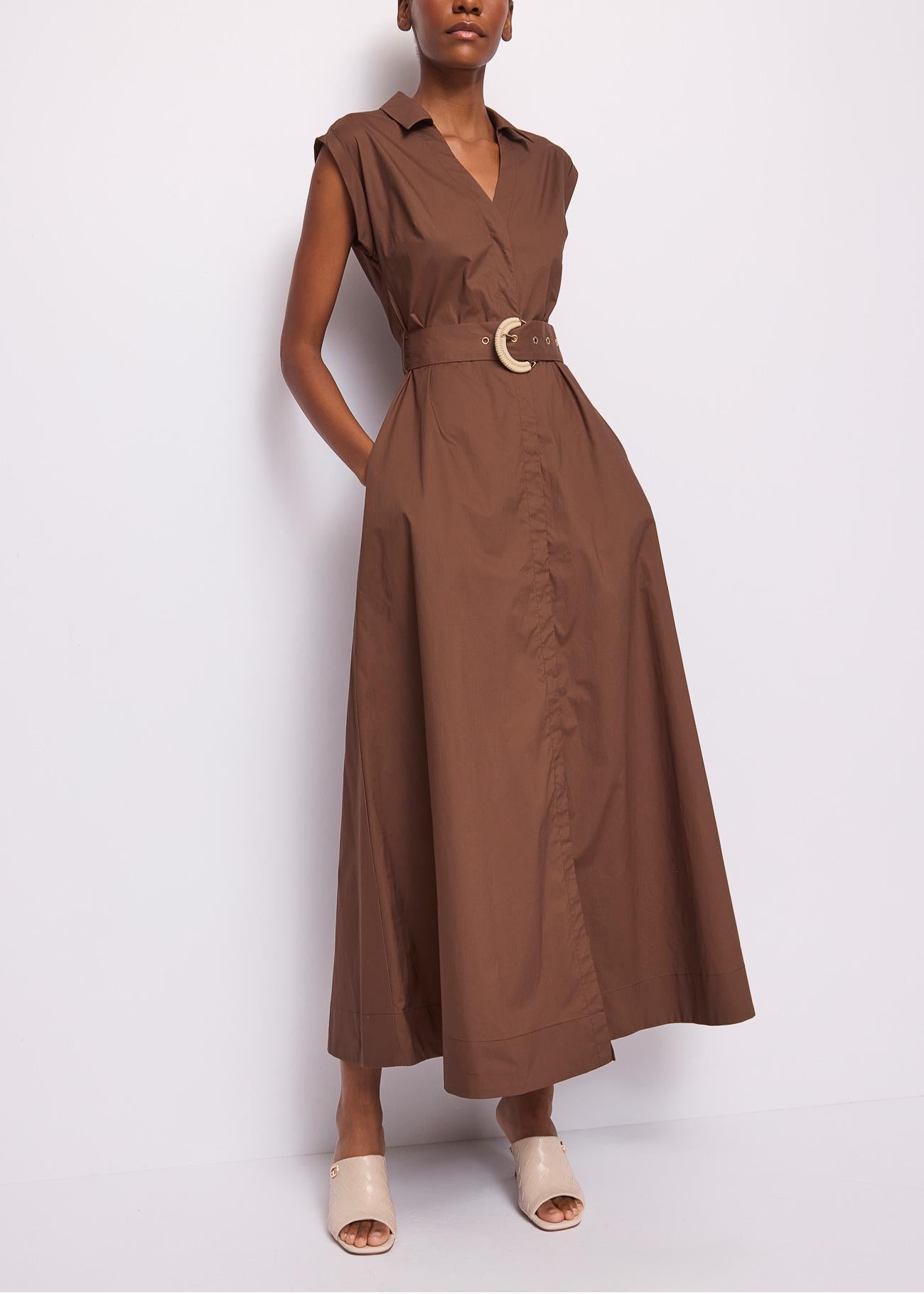 Abito lungo Marrone GAUDì 611FD15006 4316 Donna 