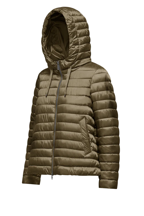 Piumino Donna Nocciola Nylon  BOMBOOGIE - Modalternativa