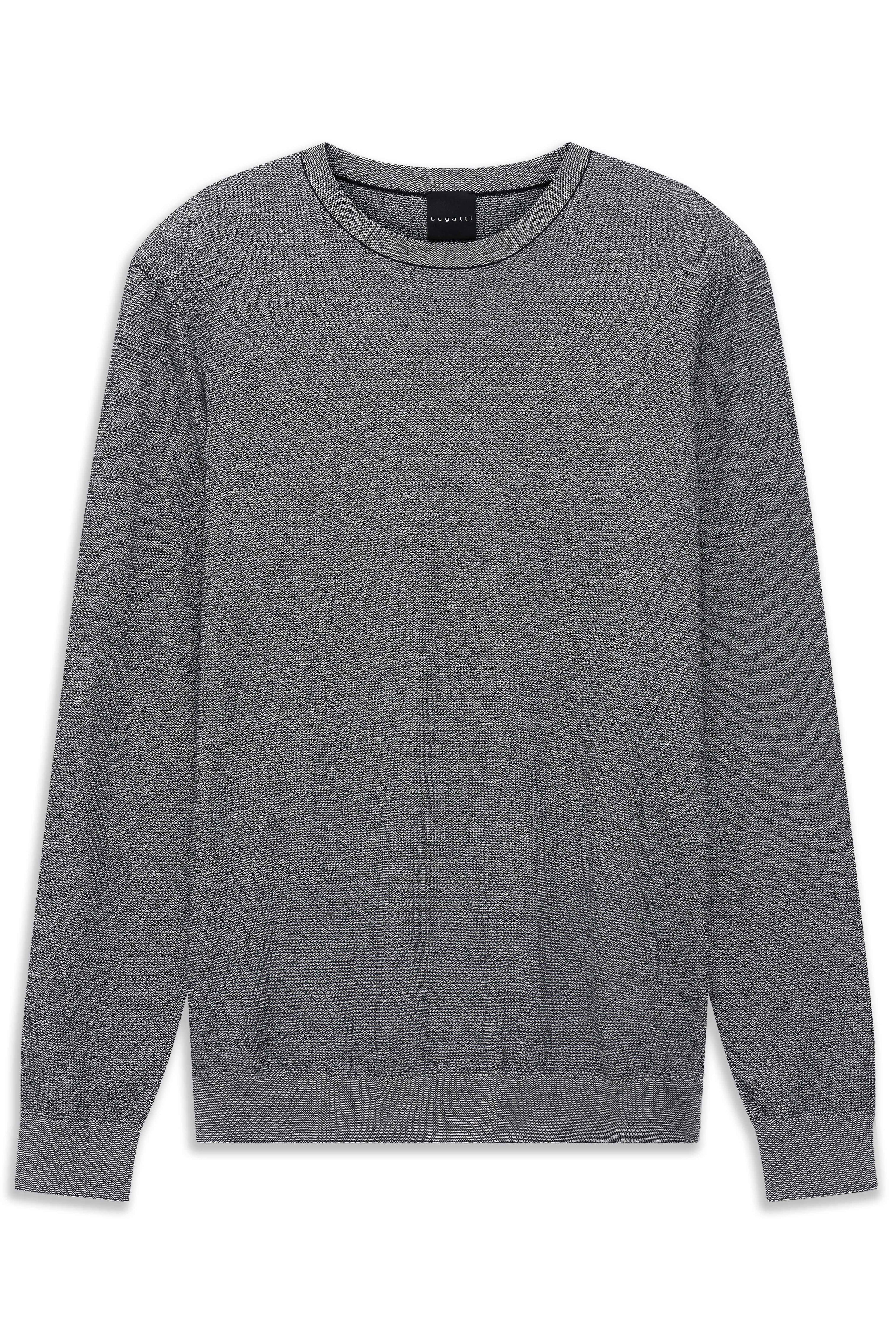 Maglia Uomo Grigio Cotone Grana di riso BUGATTI - Modalternativa