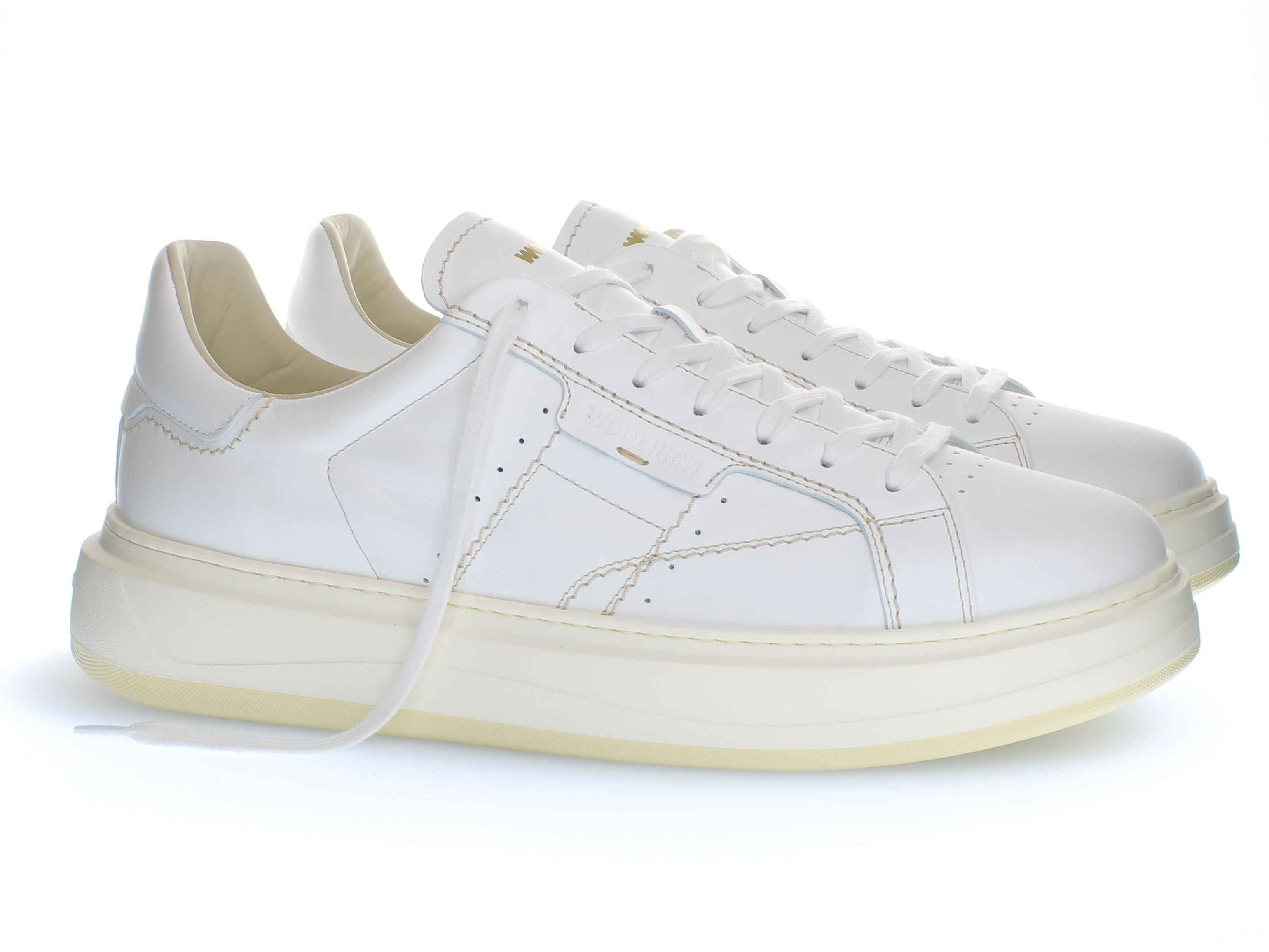 Scarpa Uomo Bianco Pelle  WOOLRICH - Modalternativa