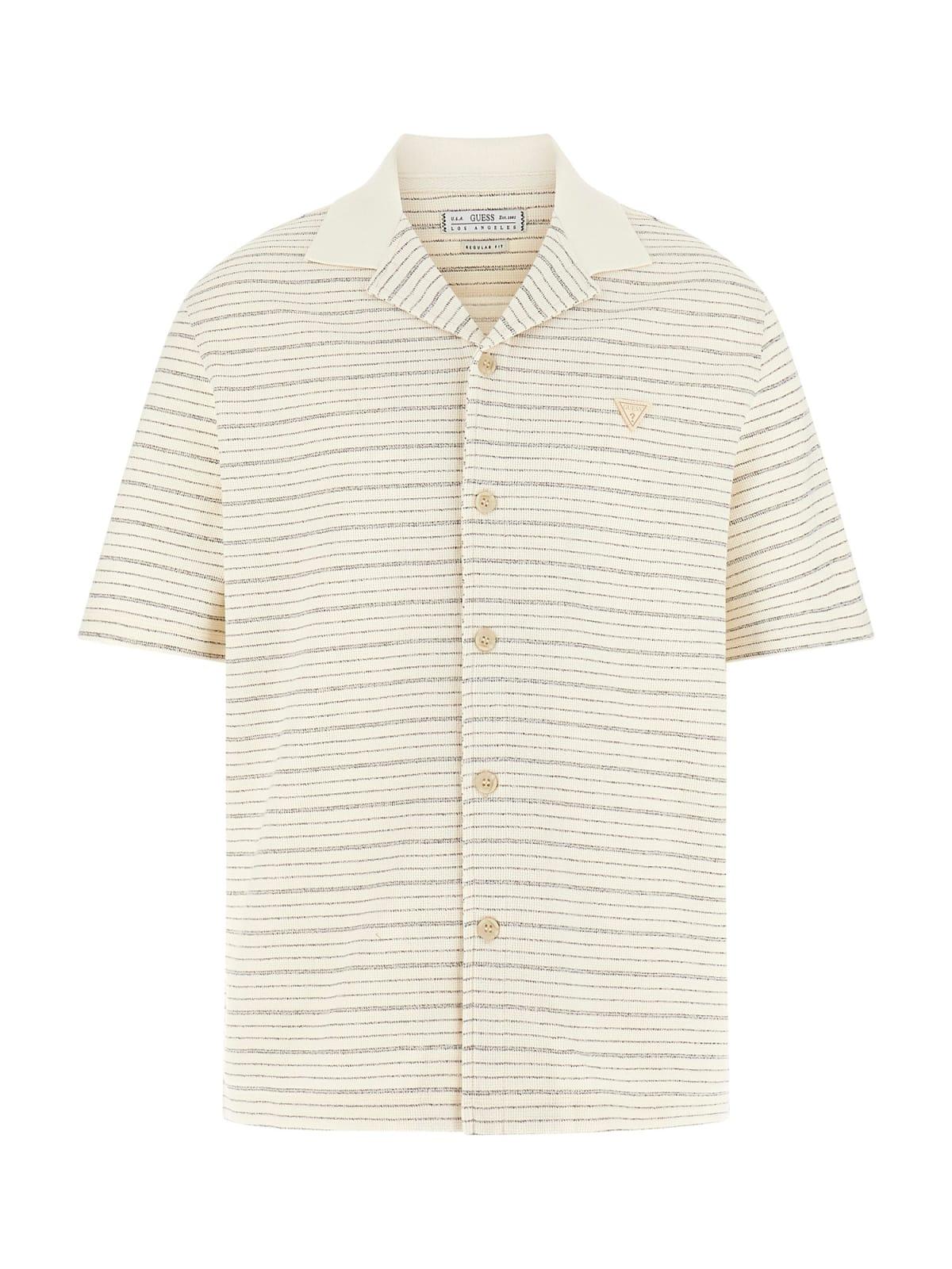 Camicia Avorio GUESS M6GP12/K3105 SM21 Uomo 