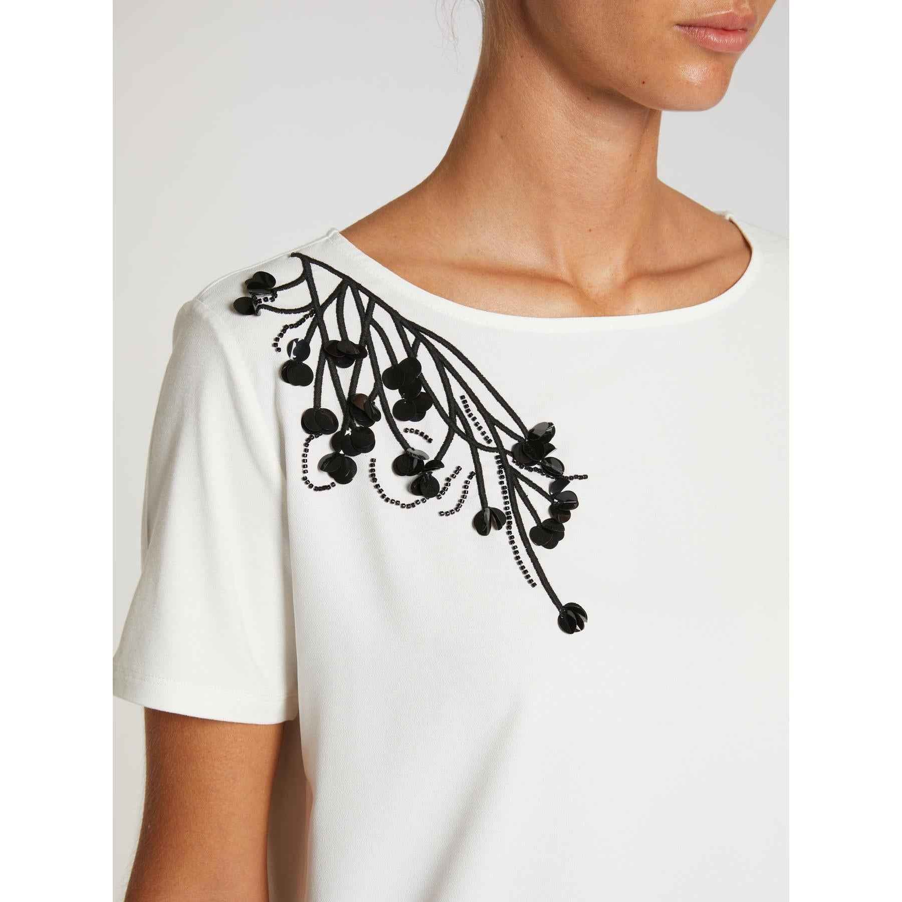 Maglia Donna Bianco Cotone  PENNY BLACK - Modalternativa
