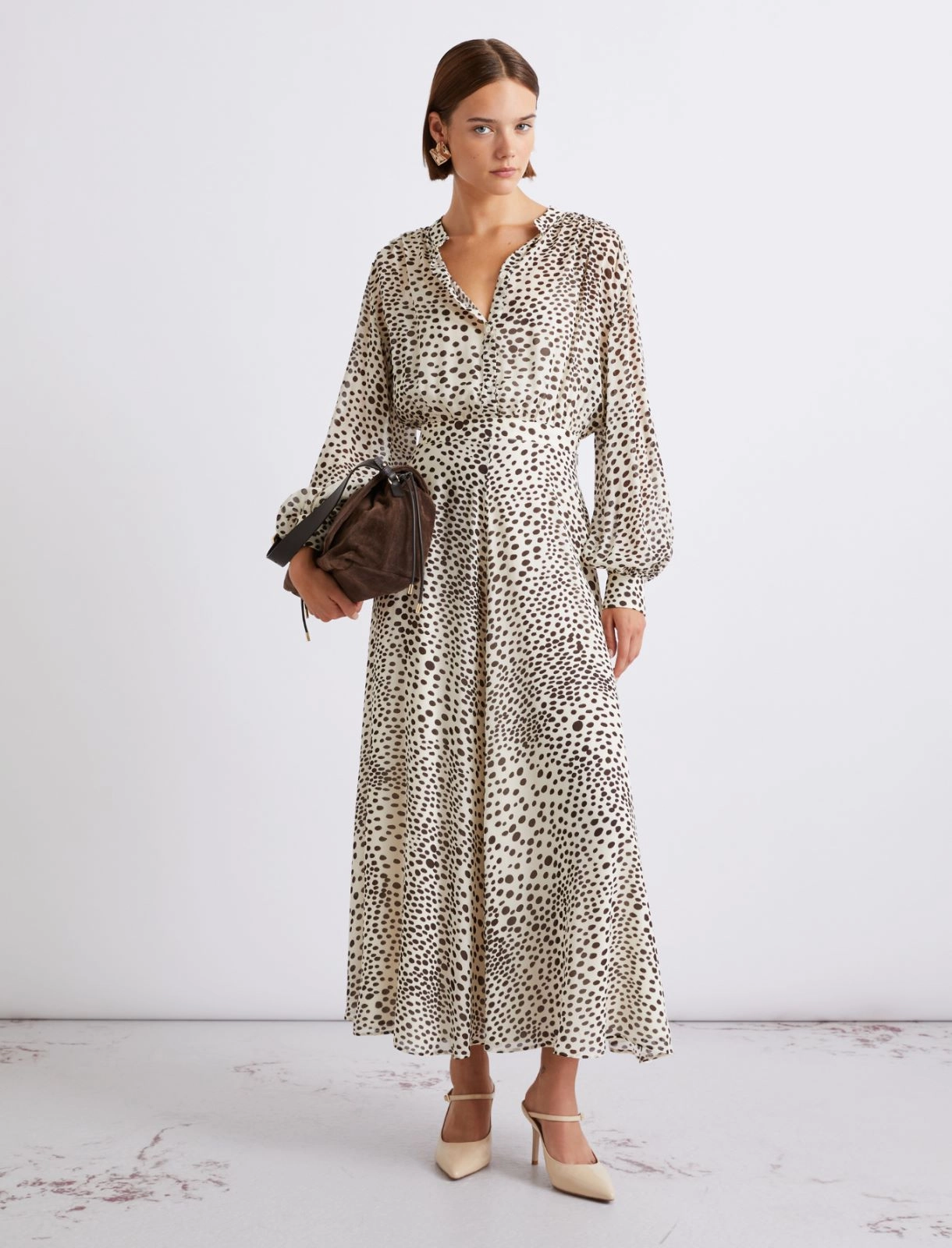 Abito Donna Beige  Maculato MARELLA - Modalternativa