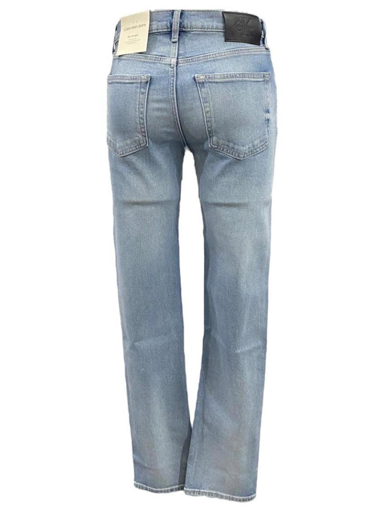Jeans slim straight Uomo Chiaro Denim  CALVIN KLEIN - Modalternativa
