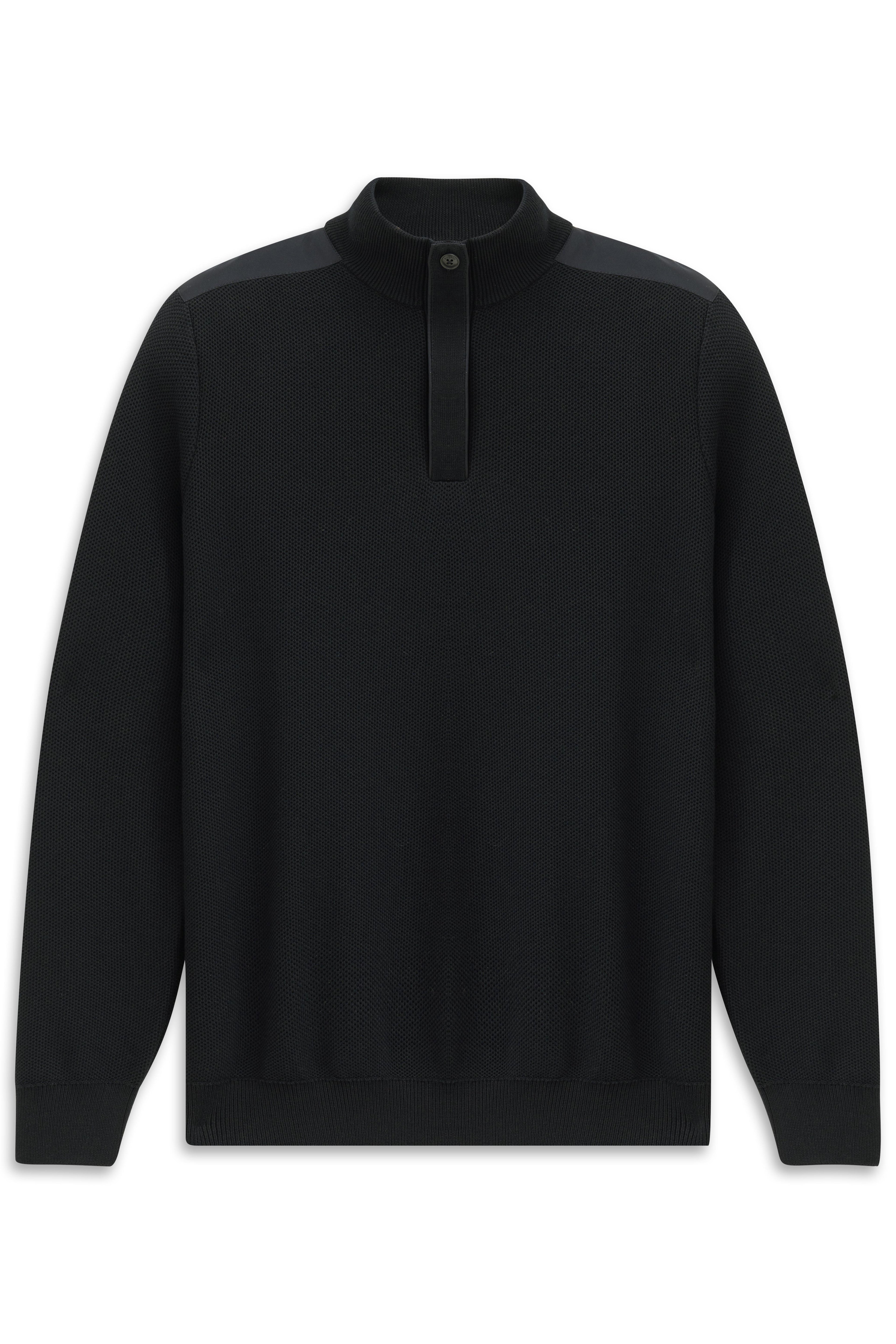 Maglia quarter zip Blu BUGATTI 8554D 390 Uomo 