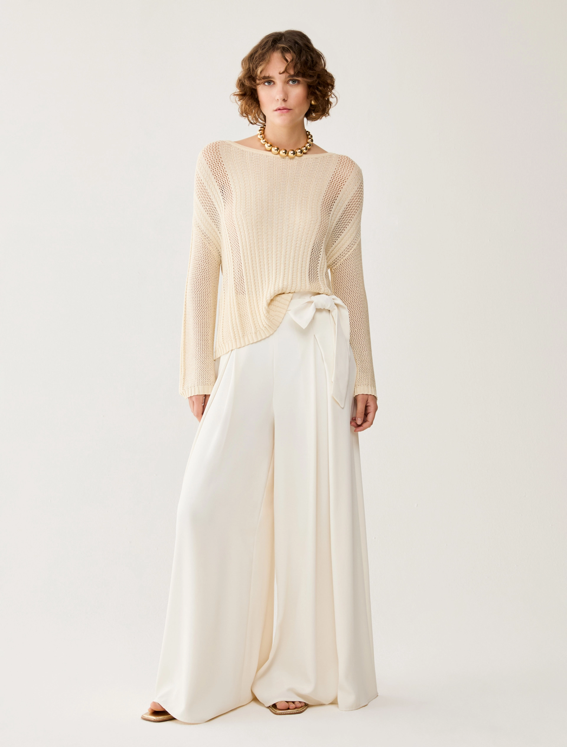 Pantalone Avorio PENNY BLACK LANA 001 Donna 